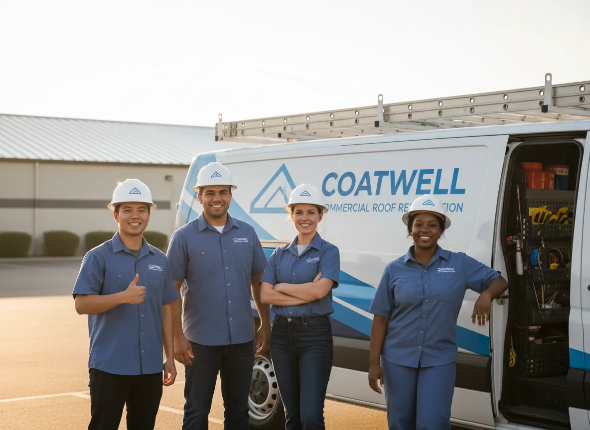 Commercial roof coating company in Ira, TX